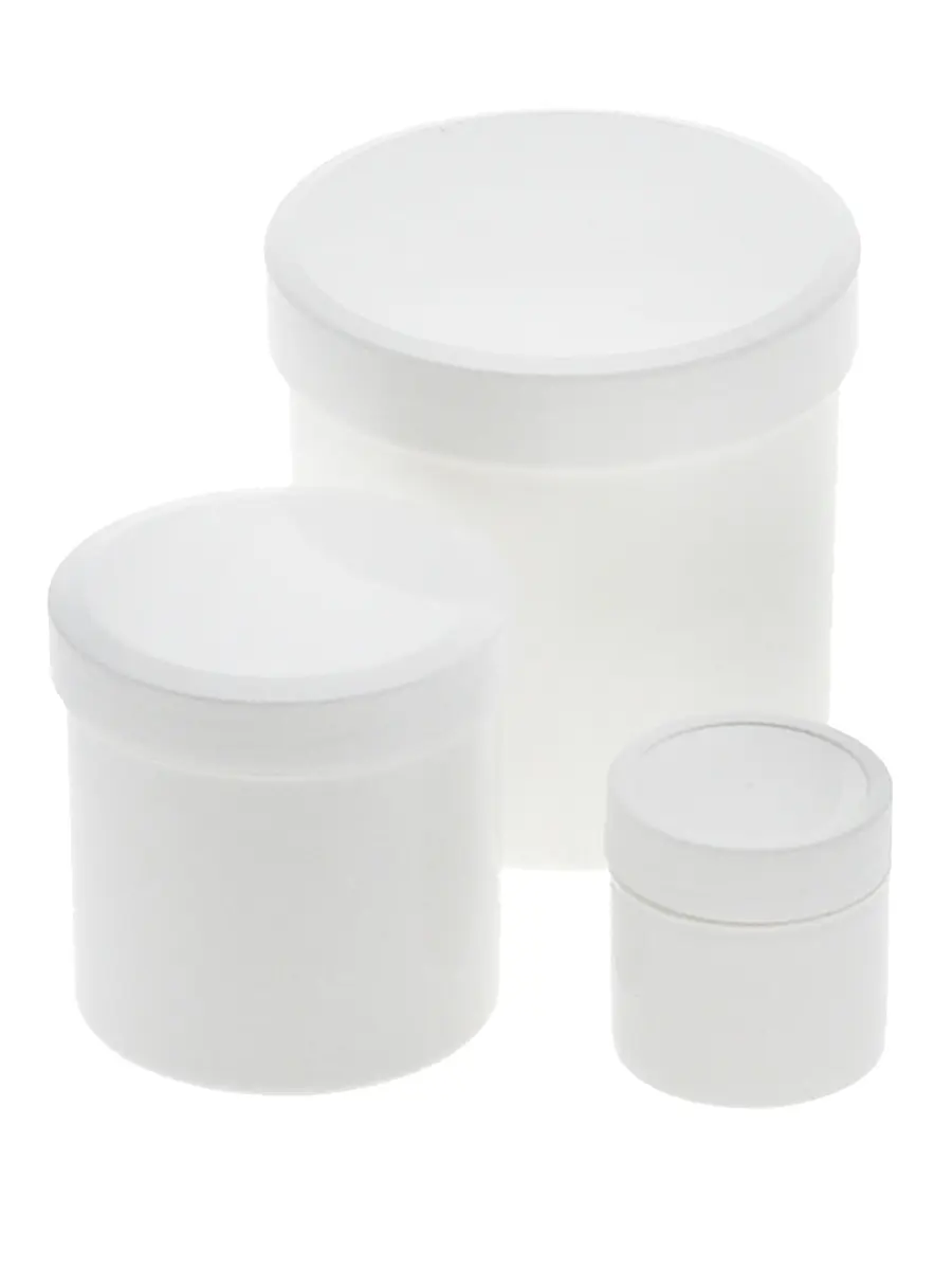 White plastic Capsule