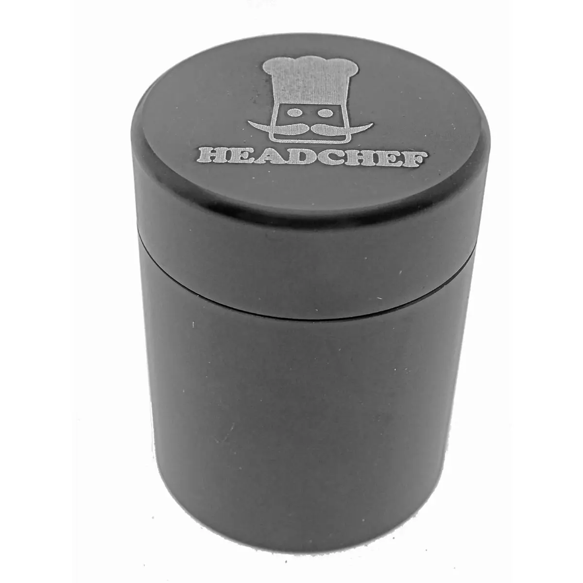 Headchef Metal Storage Can Black Big