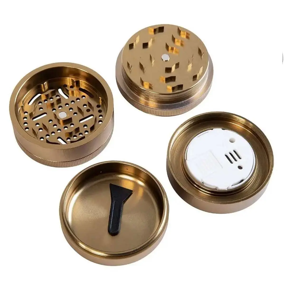 Grinder with Humidity Gauge 