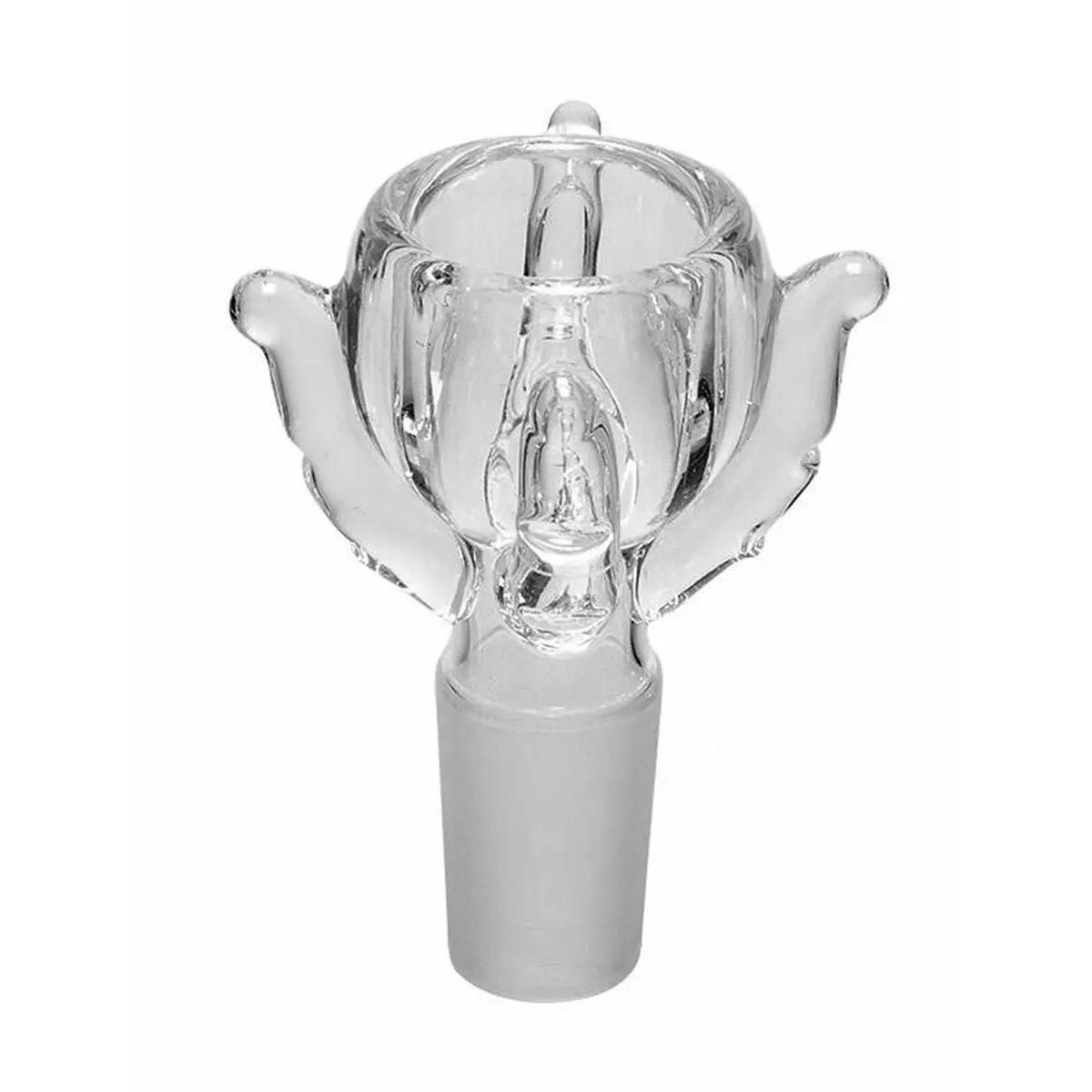 Glass bowl with claw 18.8 transparent