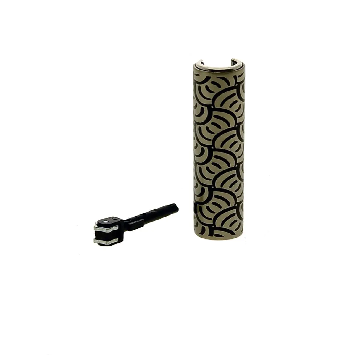 Clipper Metal Pipe Lighter cover - Geometric