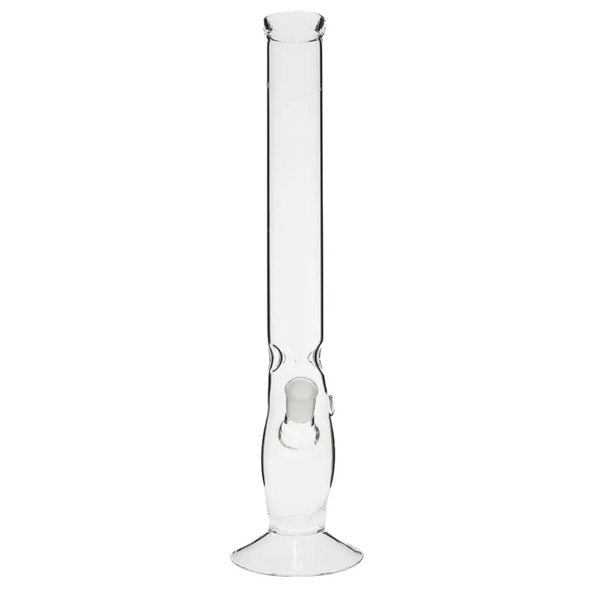 Ice glass Bong 42cm bent - plain, no logo