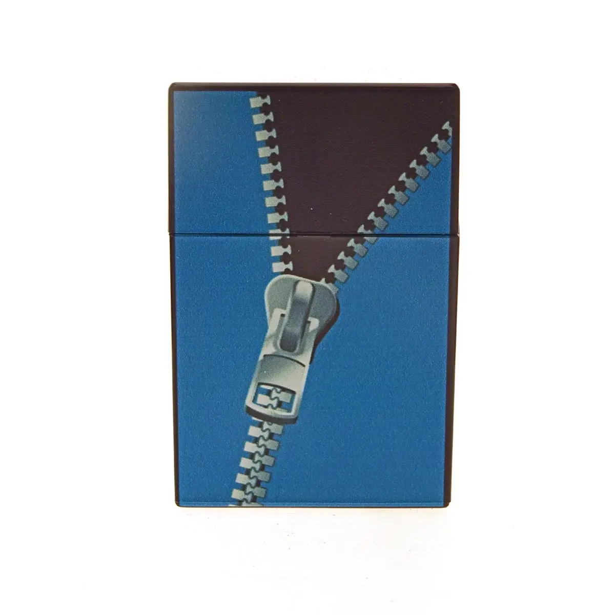 Cigarette Box Zipper Blue