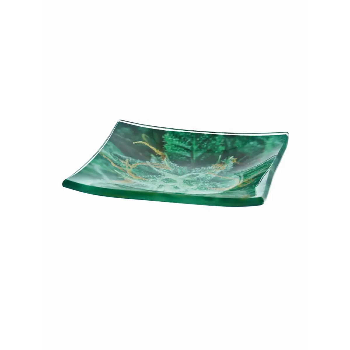 Glass Ashtray / Rolling Tray "Ak47"