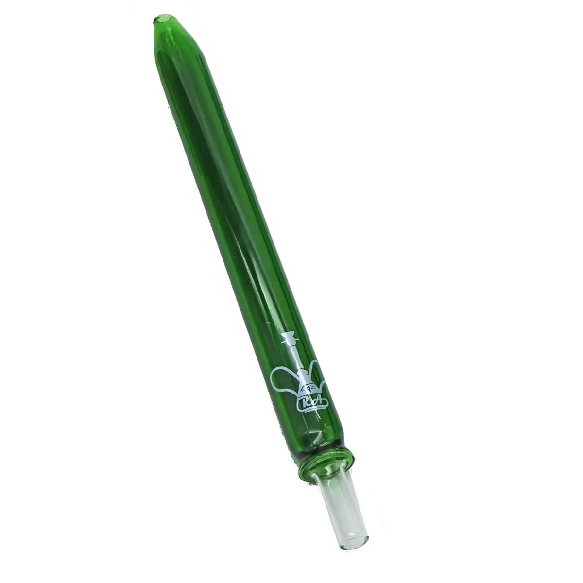 'RA' Shisha glass mouthpiece green