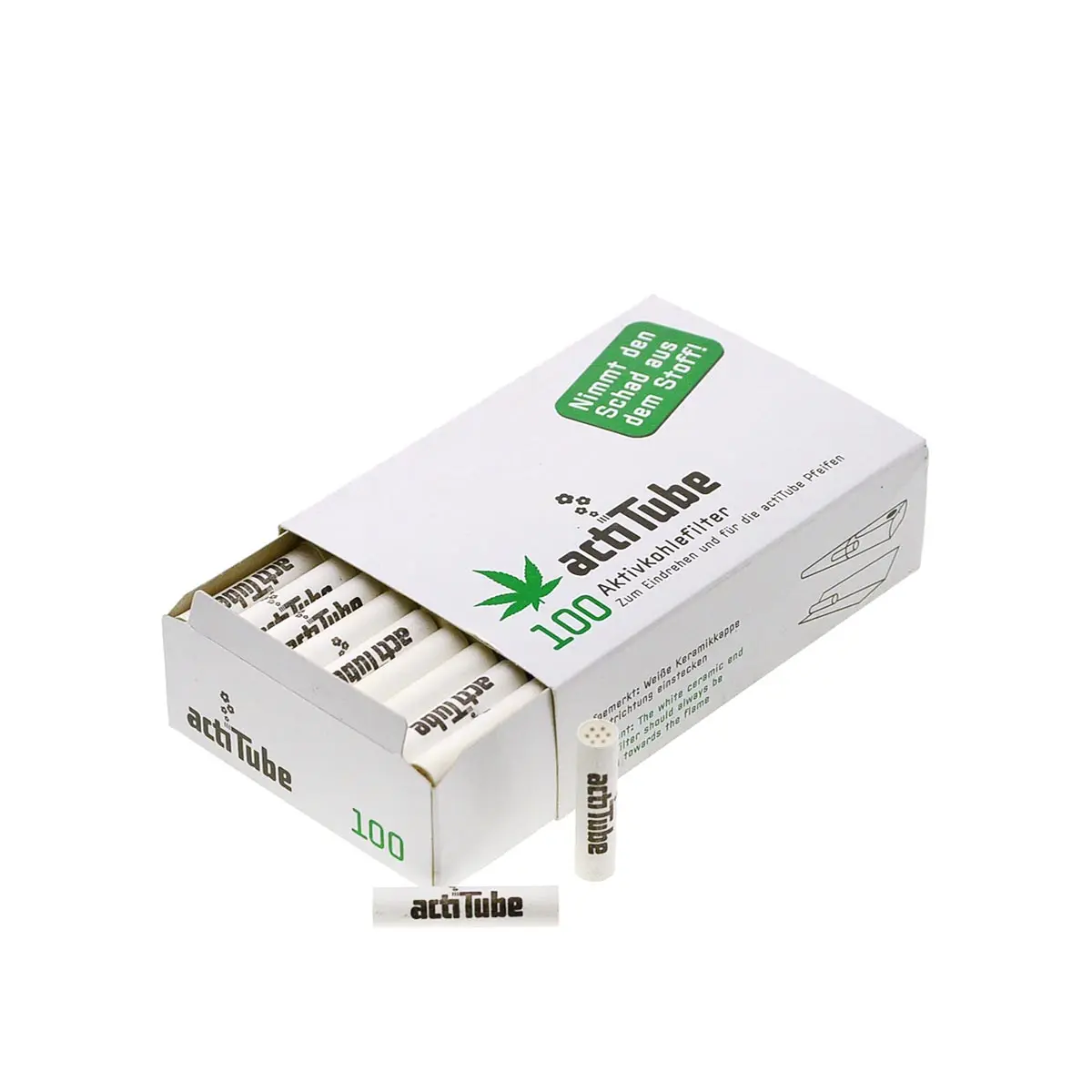 actiTube activated Carbon Filters 10 pieces 100 pcs