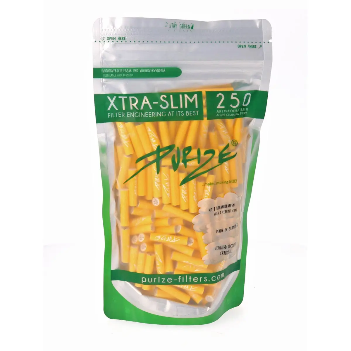 PURIZE® – XTRA Slim Size 250 yellow