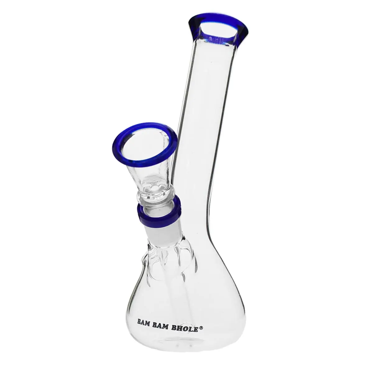 Glass Bong Mini Blue Smoke - 14,5
