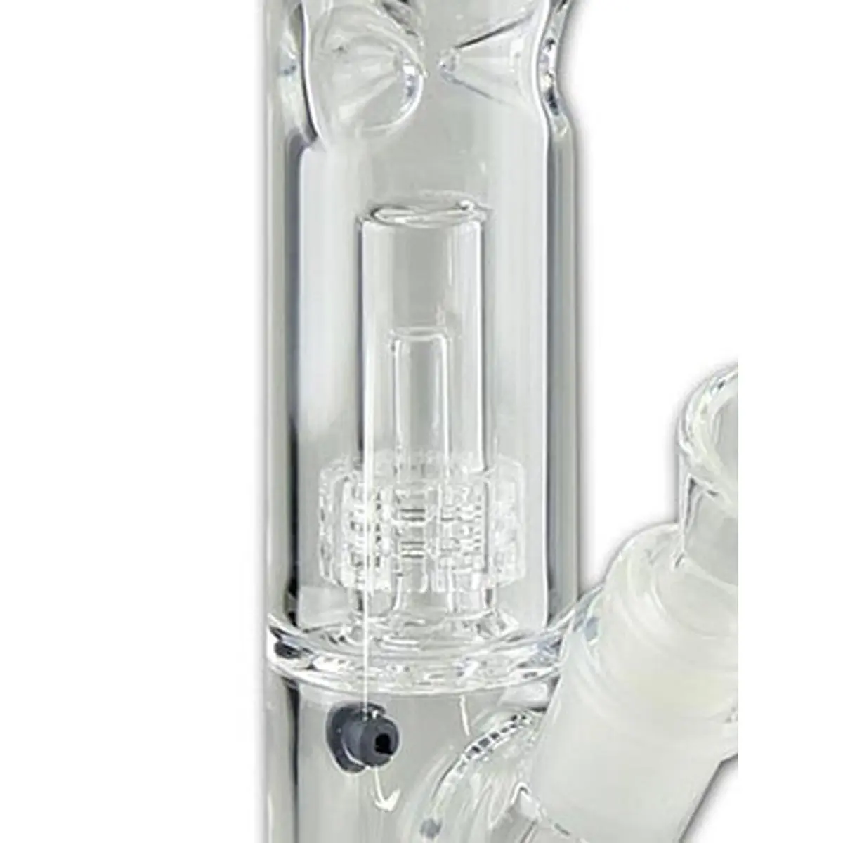 Black Leaf Ice Bong 'Drumperc' 30cm