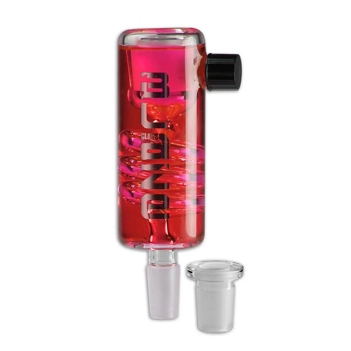 Blaze Glass 'Spiral' Gelcooler 14,5/18,8  - red