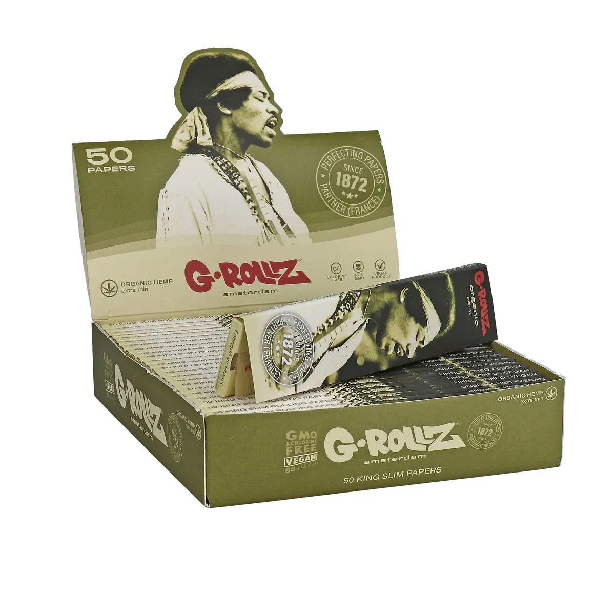 G-Rollz  'Serenade' Organic Hemp Kingsize Slim