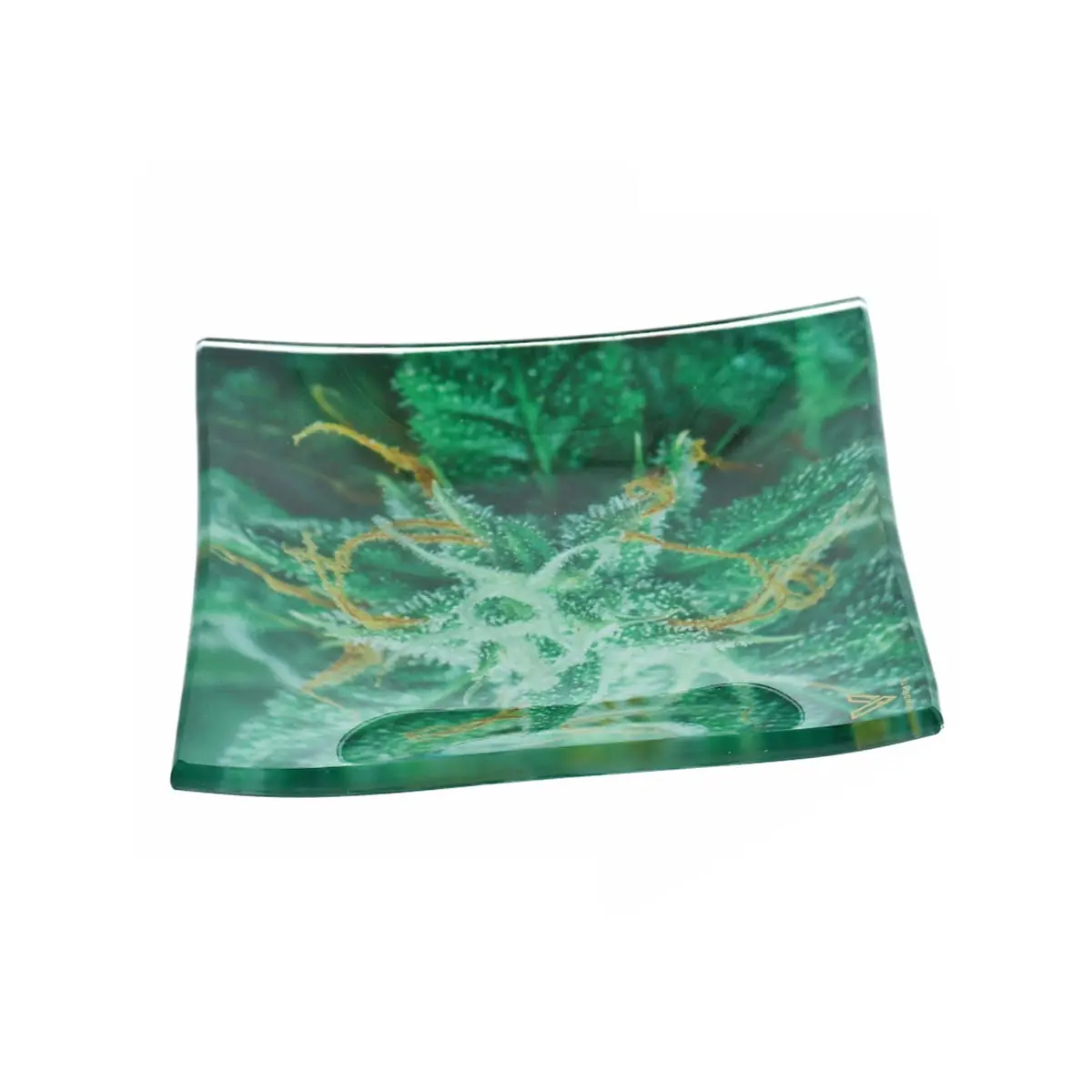 Glass Ashtray / Rolling Tray "Ak47"