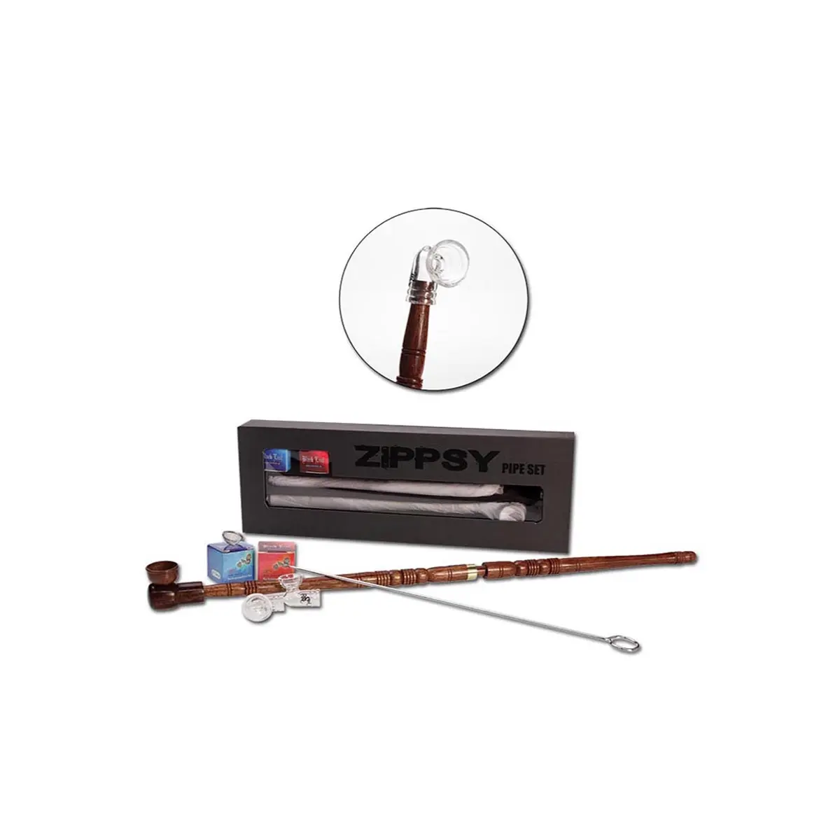 'Zippsy' Pipe Sets glass 41cm