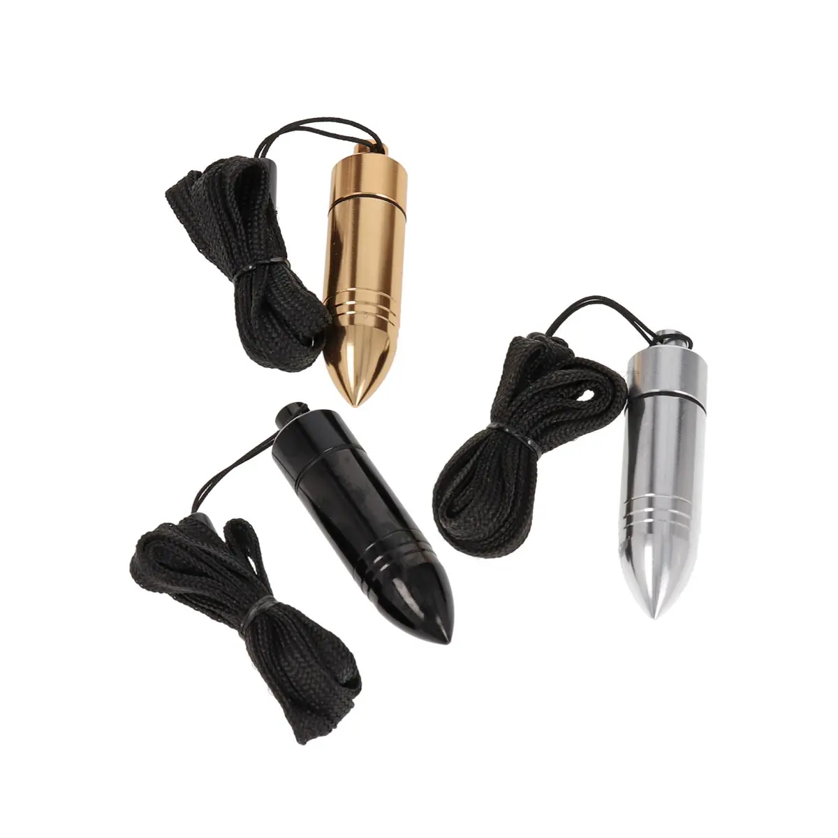 Neck Pendant with Stash 'Bullet'