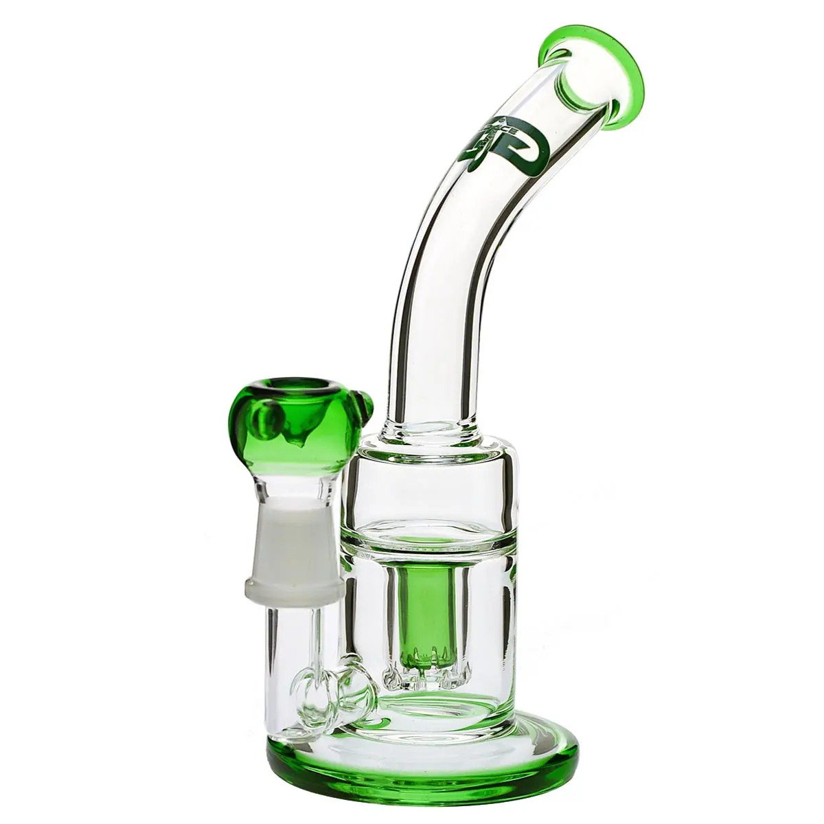 Grace Glass Bong "Svelte Green Svenya" 22 cm