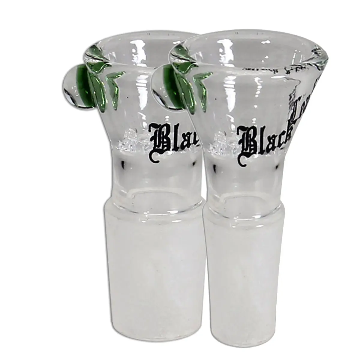 Black Leaf bowl with glass screen 18.8 mm