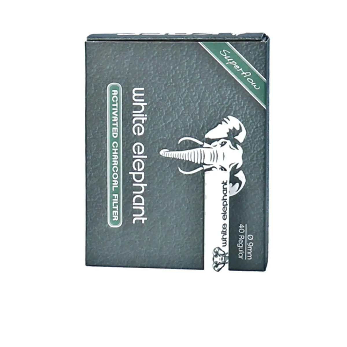 White Elephant Activated carbon filter 9mm - 40pcs