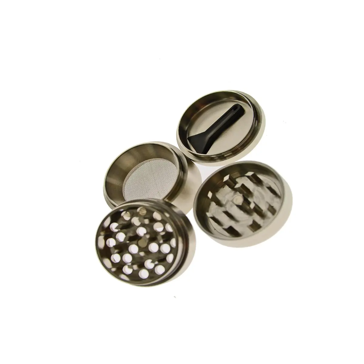 Black Leaf steel sieve grinder 4 part - 38 mm