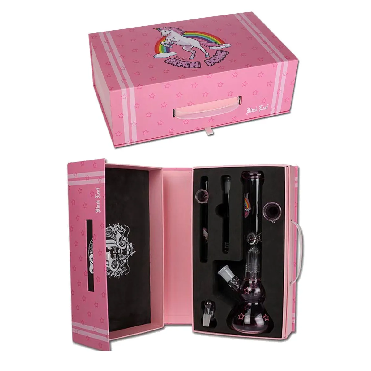 Black Leaf 'Bitch Bong' Boxed Bong - Precooler with pre-cooler