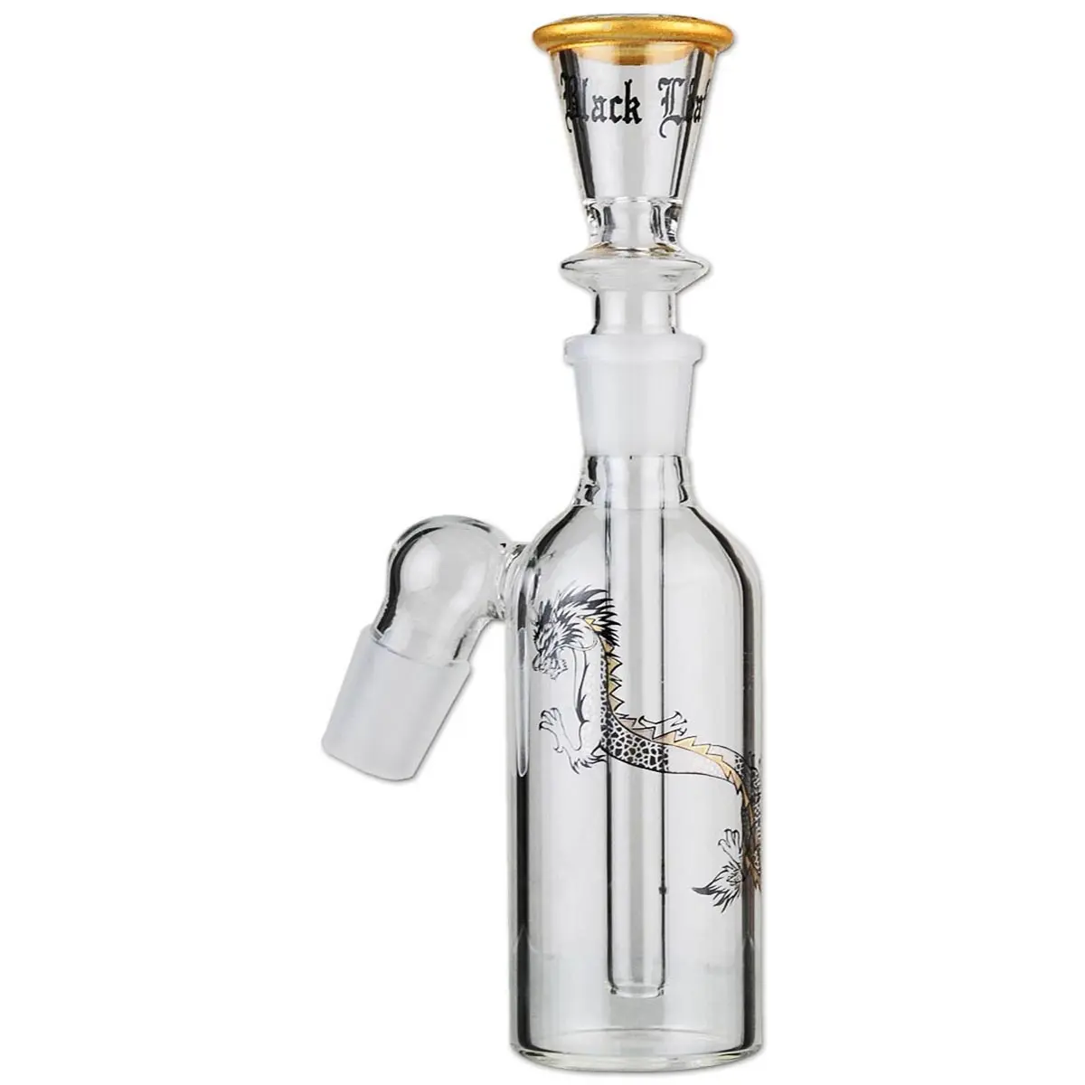 Black Leaf Bong GTI Golden Dragon straight ICE