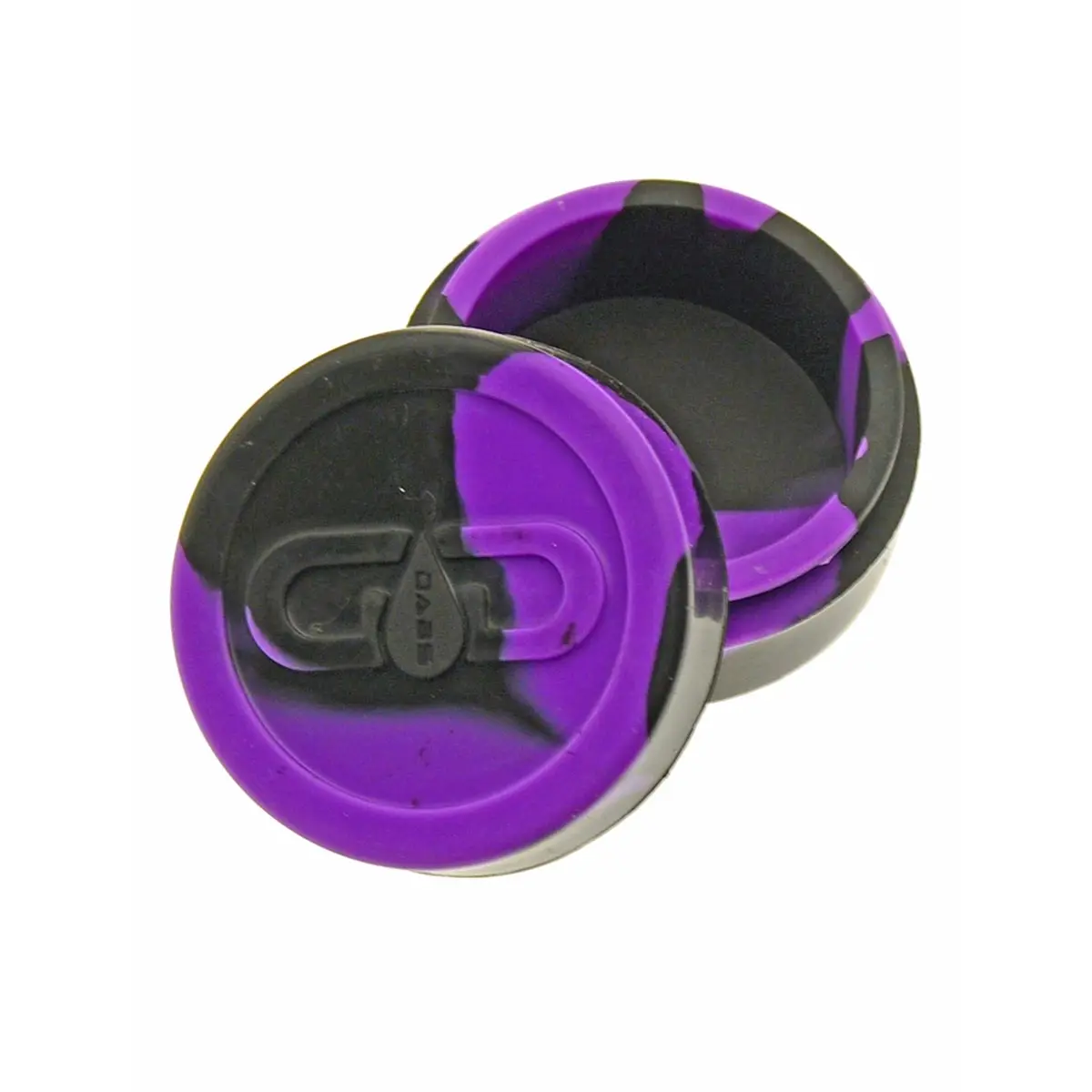 Grace Glass Silicone Jar XL Purple-Black