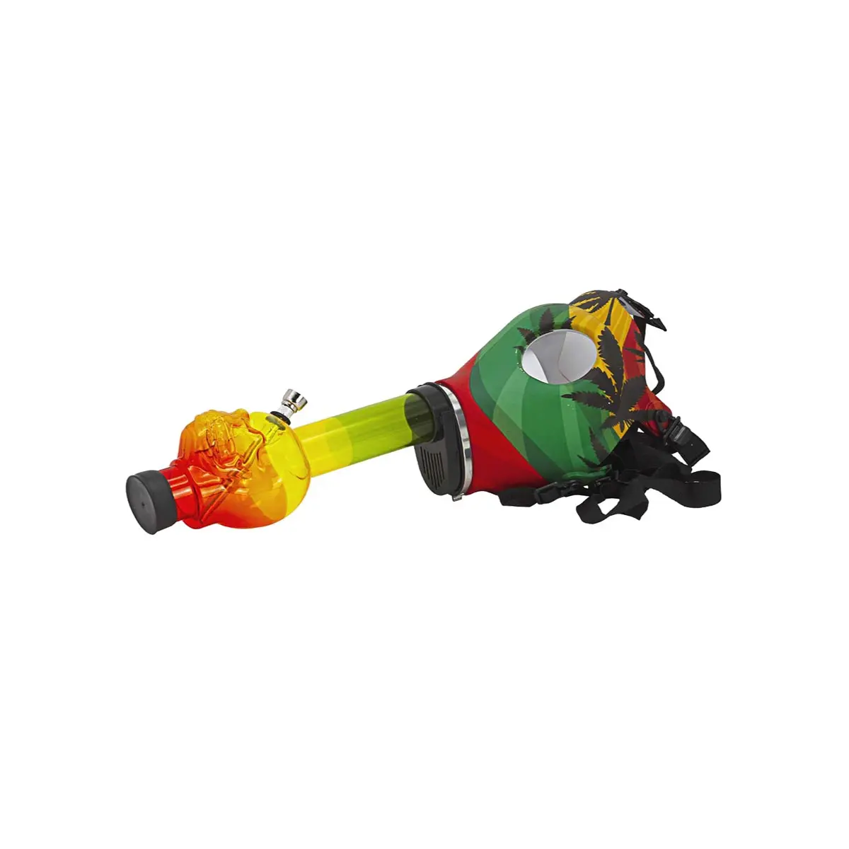 Bong+  Grass Mask 'Rasta'