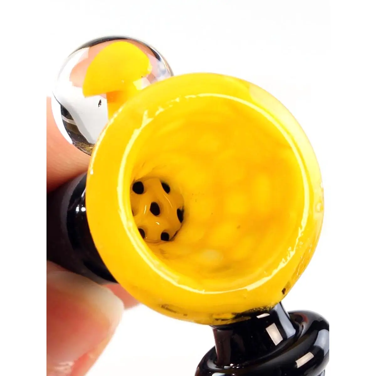 Black Leaf Bowl Points 14,5 yellow