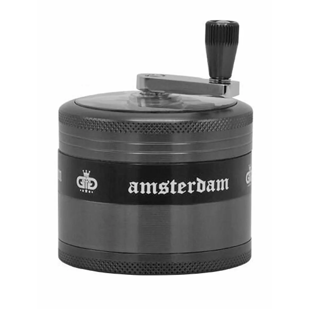 Grace Glass Amsterdam Crank Grinder - black 63mm 