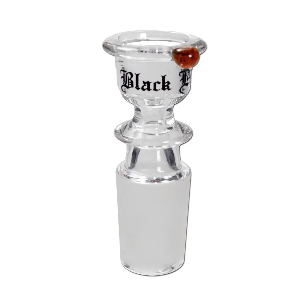 Black Leaf Glas Bowl Cylinder 18,8