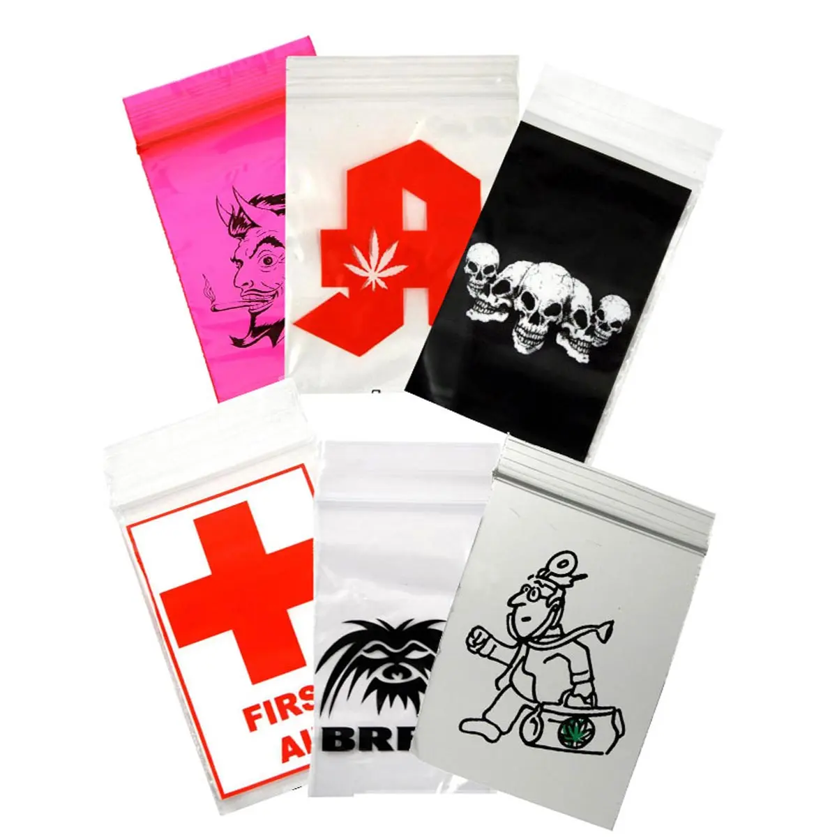 Zip Bags "Motif"  100 pcs.