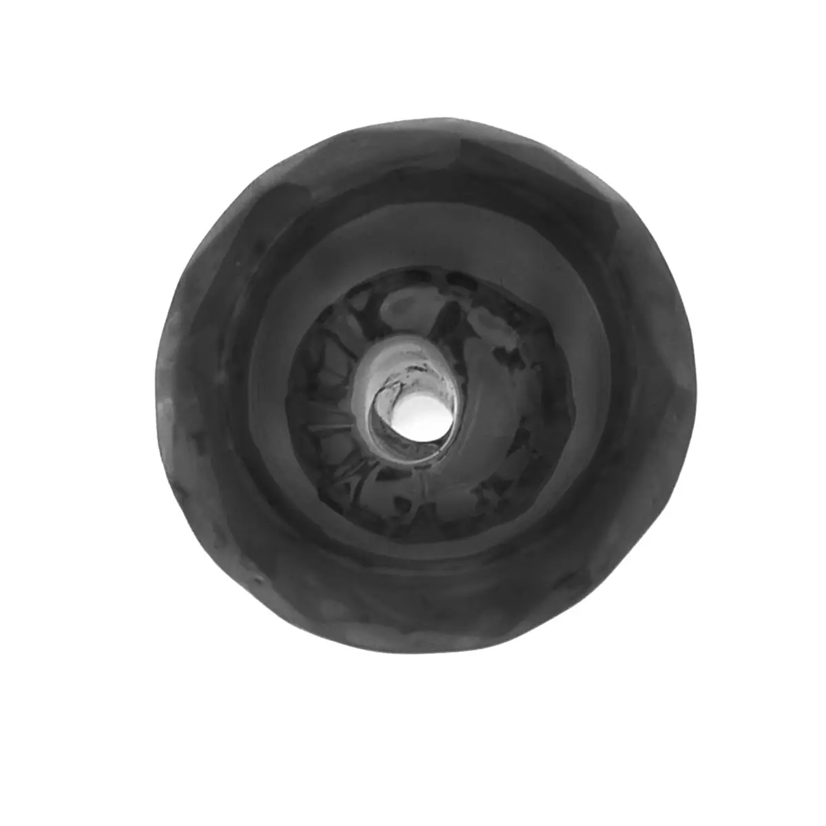 Grace Glass Diamond Bowl Black