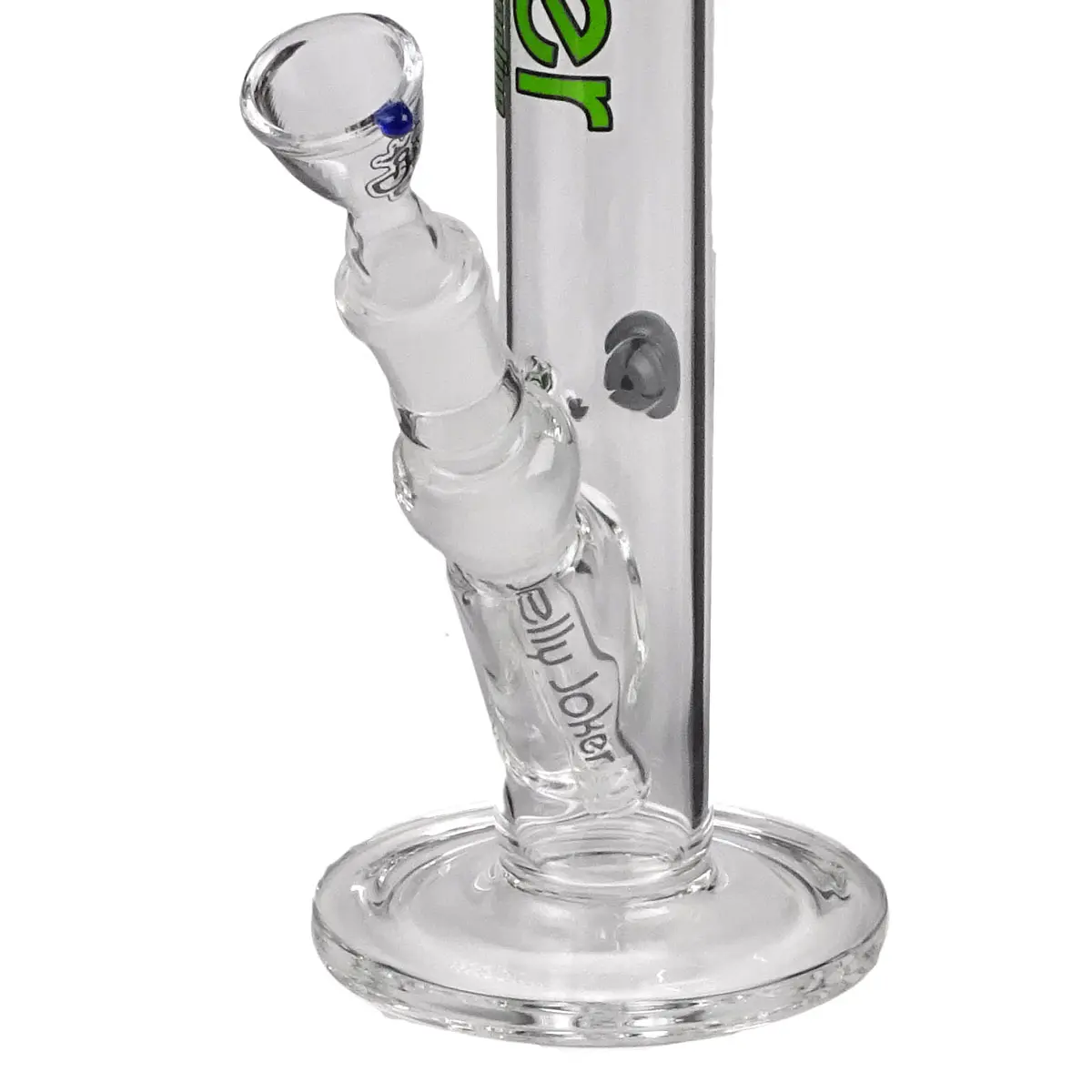 Jelly Joker Glass Bong 'Straight Greenline' - 45cm