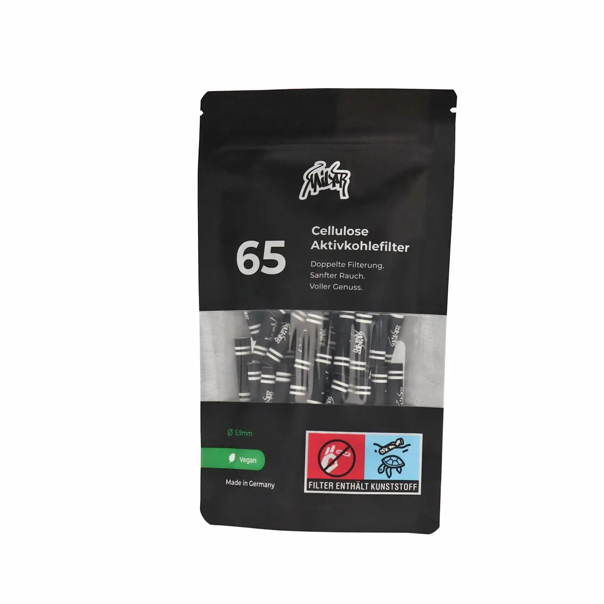 Kailar Cellulose Activated Carbon Filter 5.9mm - 65x