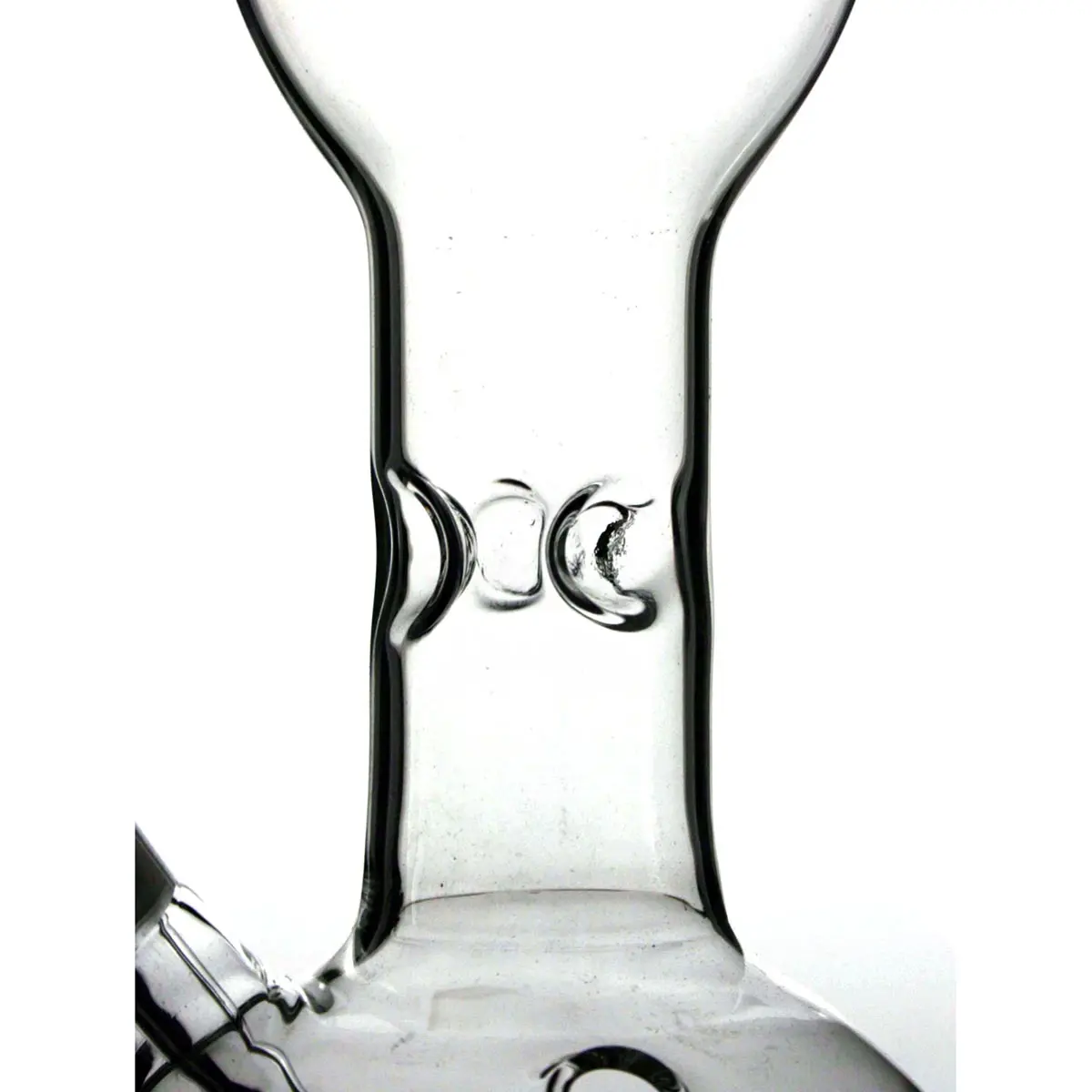 Icebong with hemp leaf in Case - 39cm