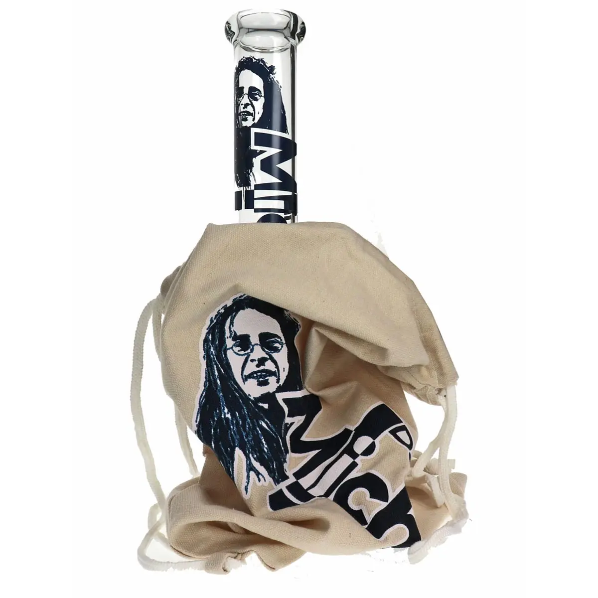 Black Leaf Bong To Go 'Der Micha' 35cm