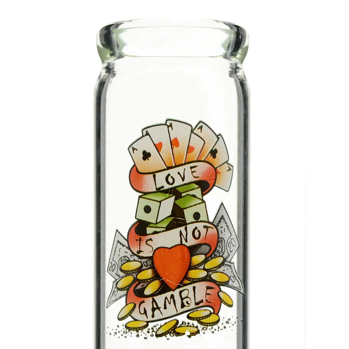 Glass bang 32cm Tattoo