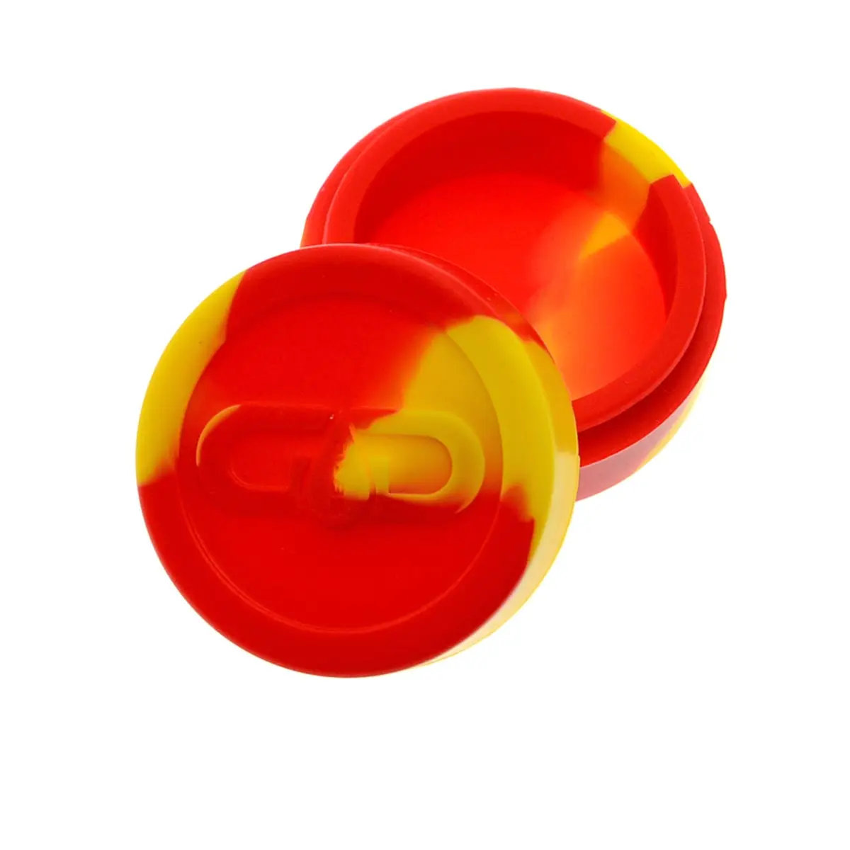 Grace Glass Silicone Jar XL Red-Yellow