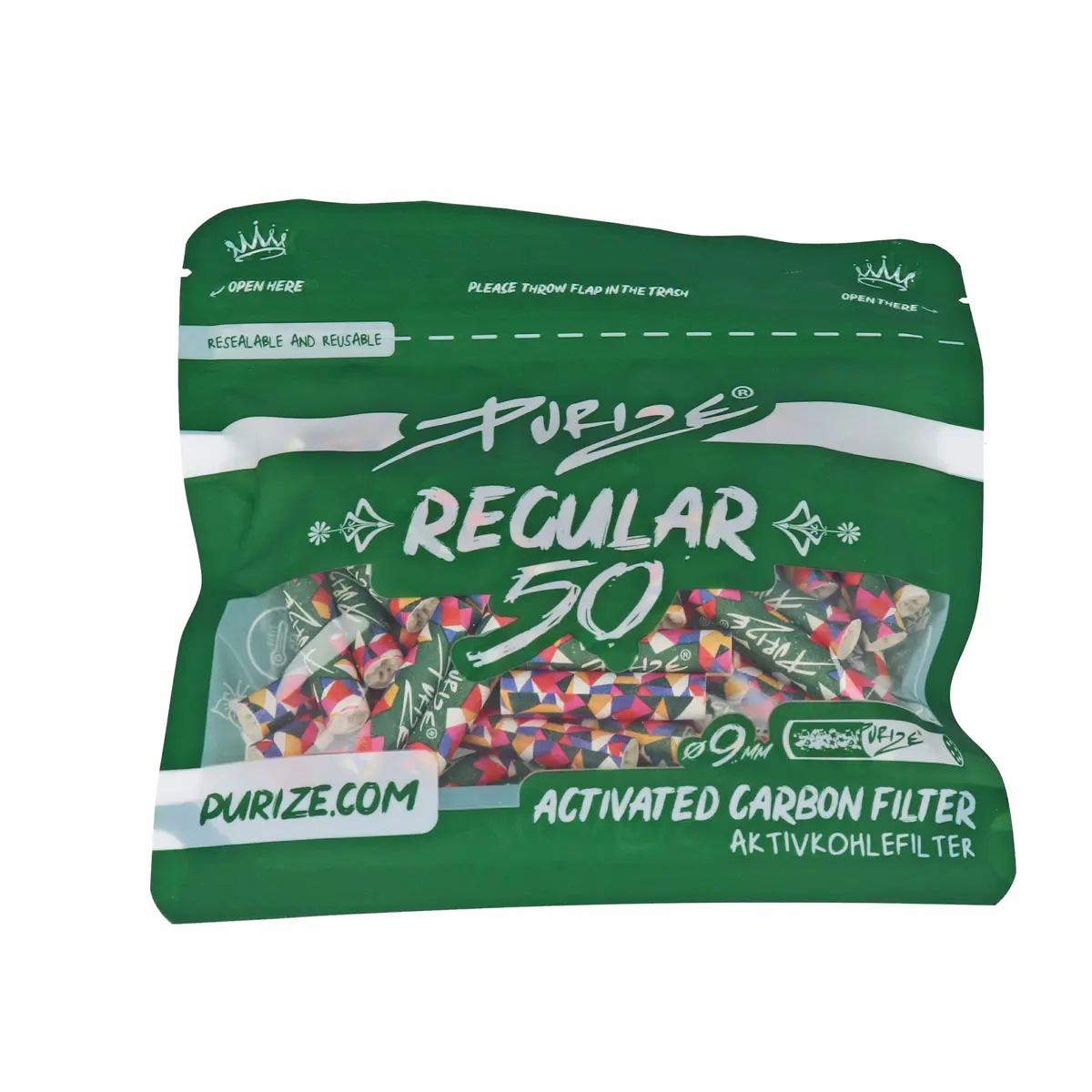 PURIZE®  Activated Carbon Filter  – Regular Size 50x - multicoloured