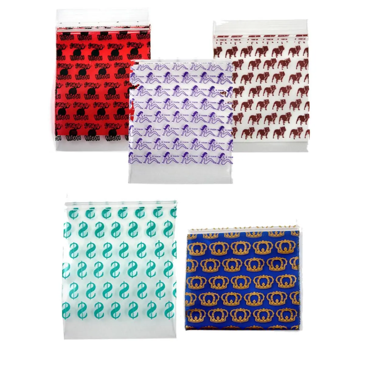 Zip Bags "motif" 50 x 50 mm 100 pcs