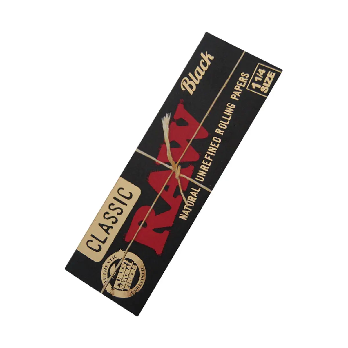 RAW Black 1 1/4 Rolling Papers