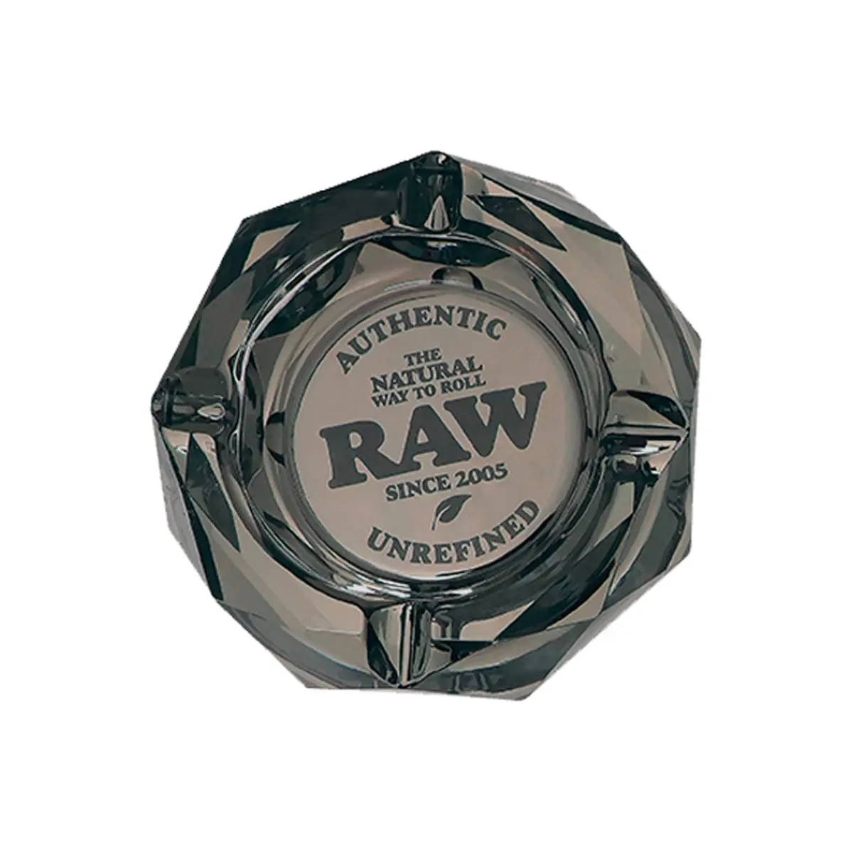 RAW Glass Table Ashtray 'Darkside'