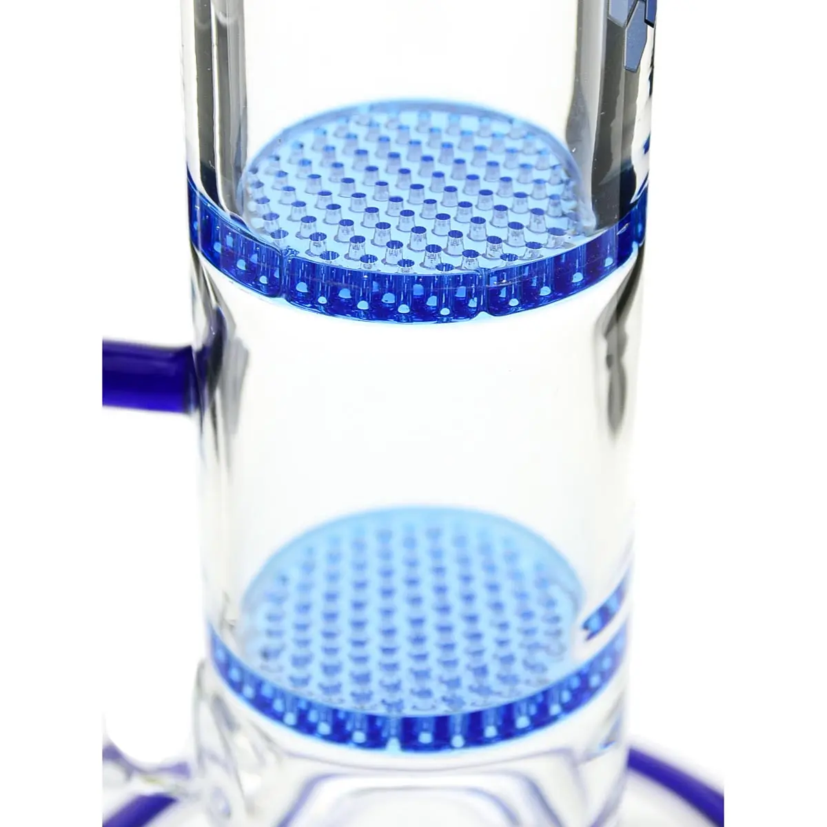 Black Leaf Bong Double Colored Honeycomb 36cm