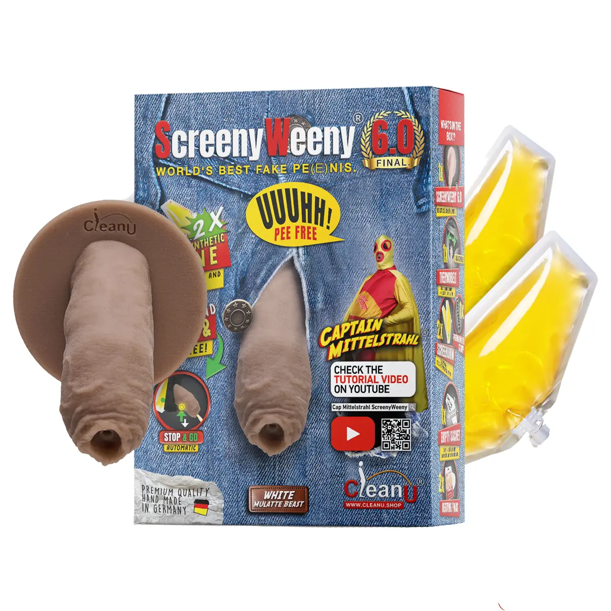 Screeny Weeny 6.0 white / mulatte - Beast