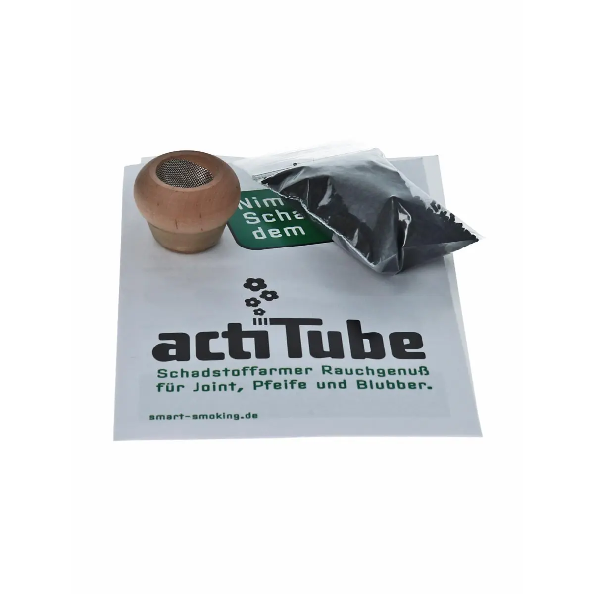 actiTube Drop Out Bowl Pear Wood big