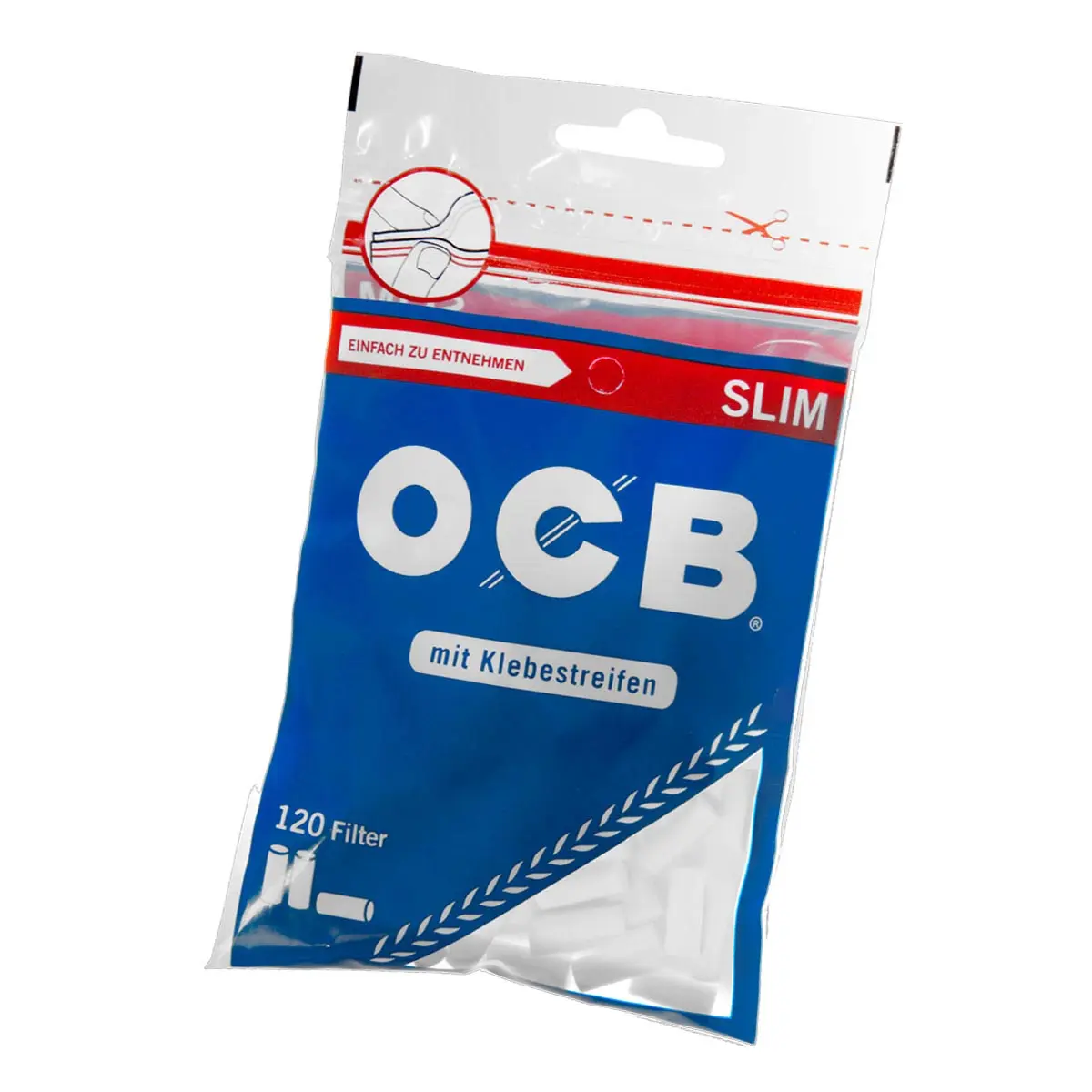 OCB Cigarette Filter - Slim 120 pieces
