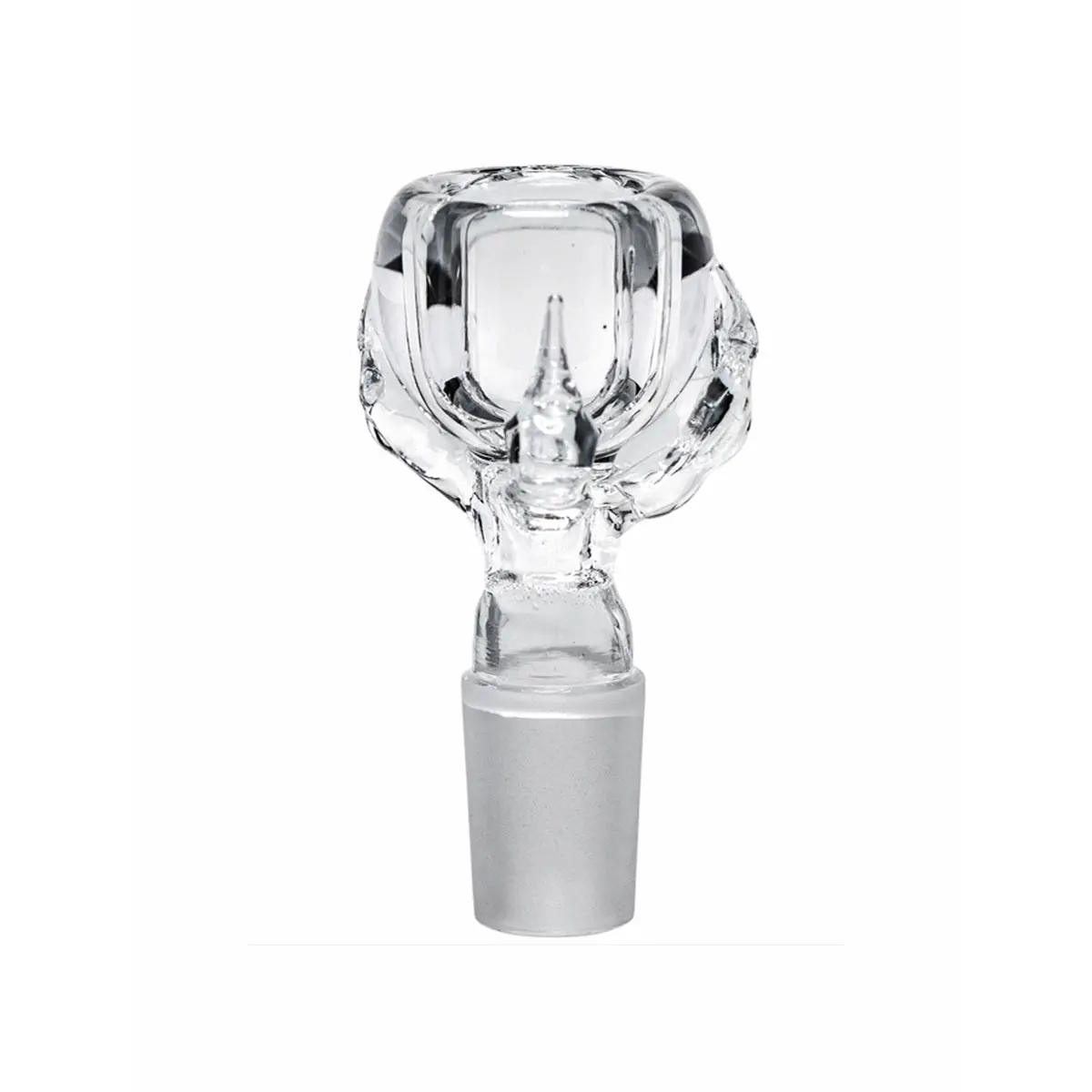 Glass bowl with claw 18.8 transparent