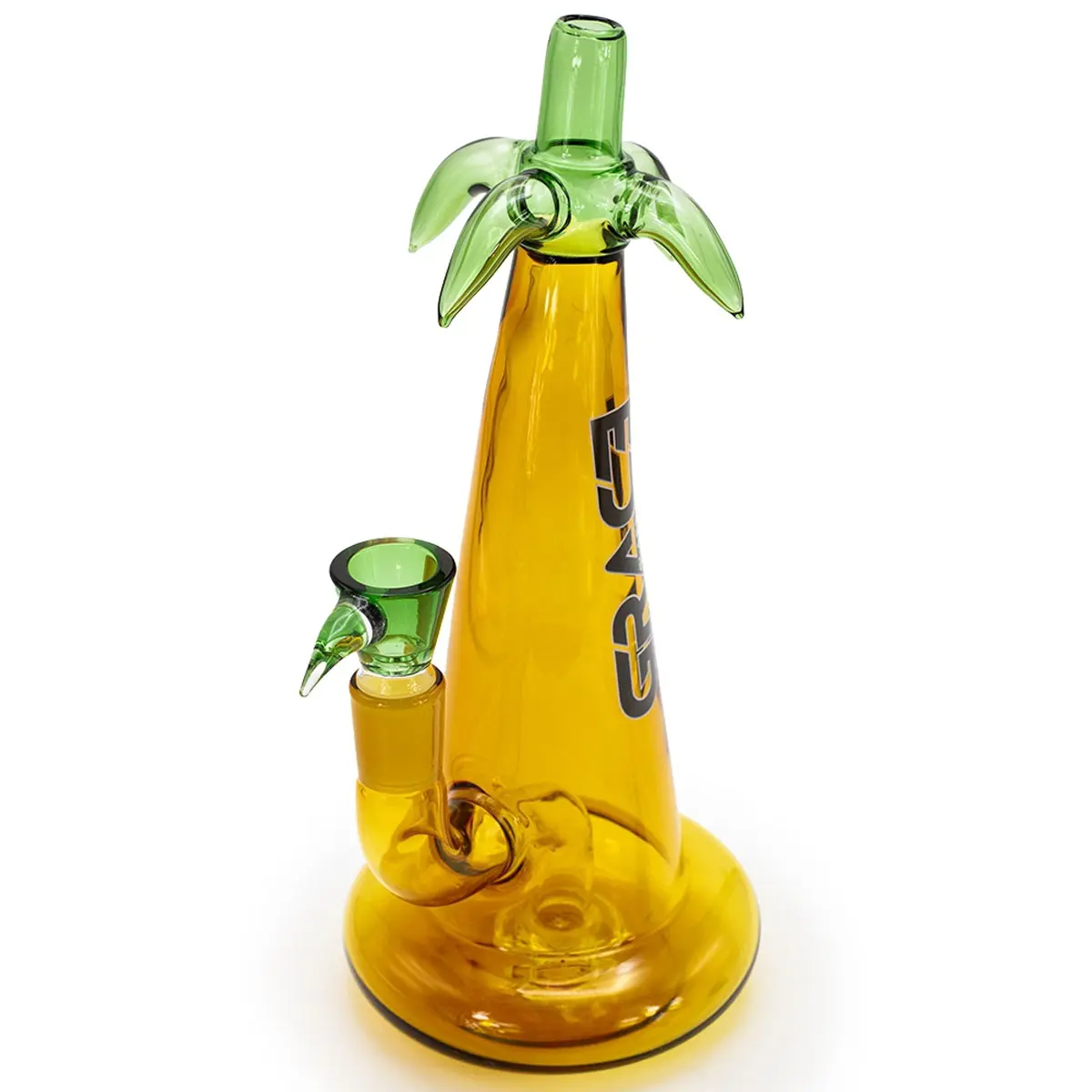 Grace Glass 'Yellow Palm' 27cm