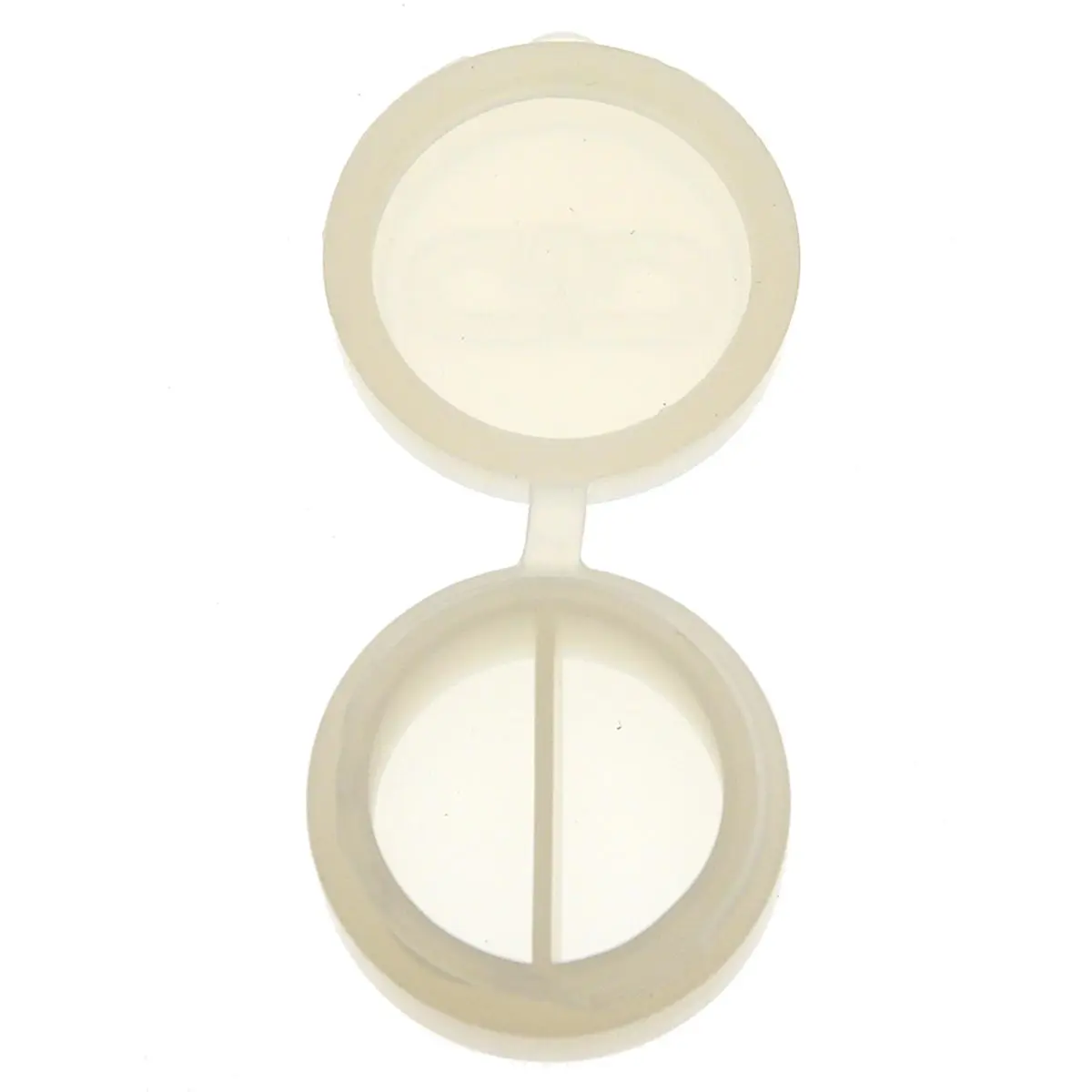 Grace Glass Silicone Jar double White