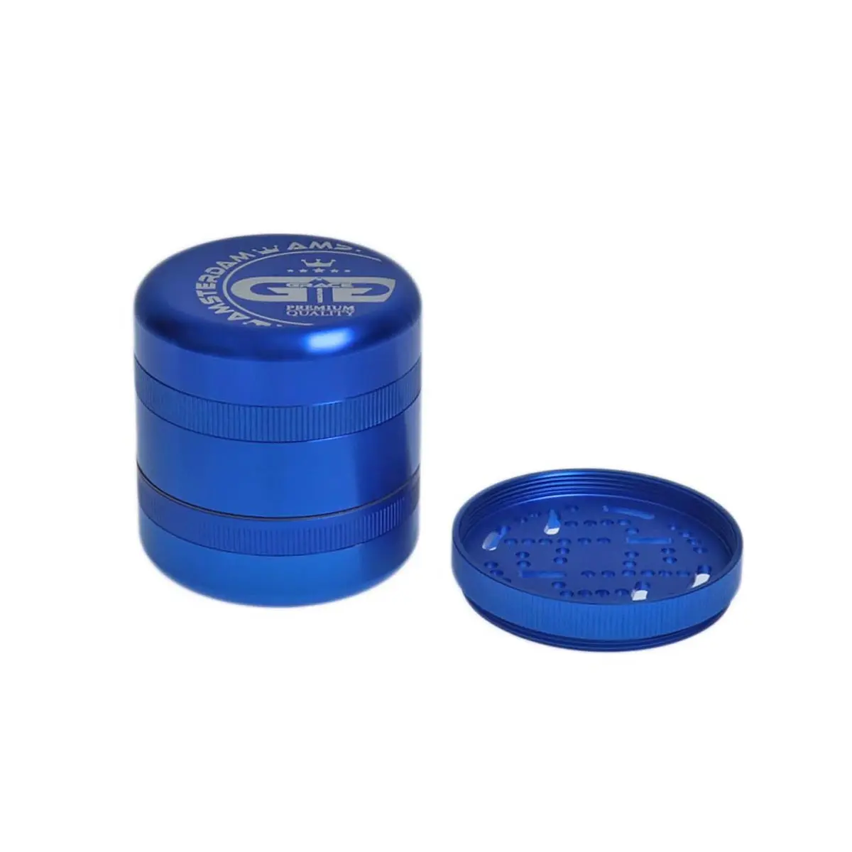 Grace Glass Grinder American Style 5-Part 55mm - blue