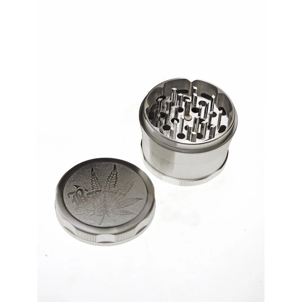 Goblet Grinder 4-part Ø 63 mm Silver